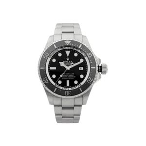 Rolex 44MM Black And Silver 1166600 (AUTHENTIC)